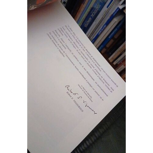 Le Blanc Bleu Dauphin De Méditeranée Robert Vigouroux Autographe