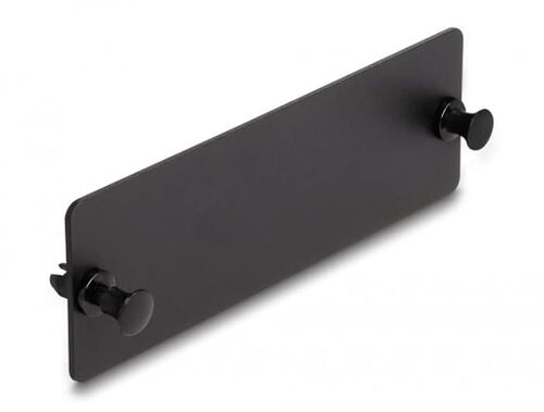 Delock - Glasfaser-Blindblech - Schwarz