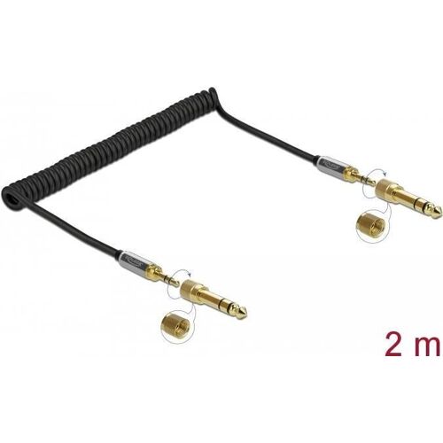 DeLOCK - Audio-Kabelkit - Schwarz - gewickelt (85837)