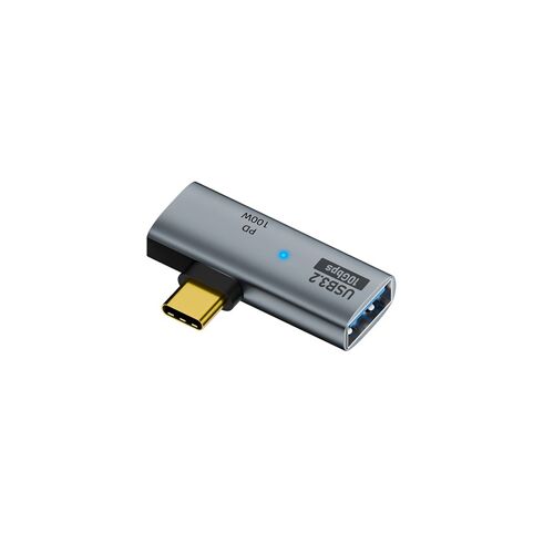 Adaptateur USB-C Multifonctionnel 2-en-1: USB Simultané & Charge PD 100W
