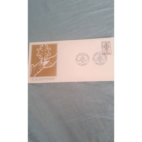Enveloppe Premier Jour Accueil Des Huguenots 1985