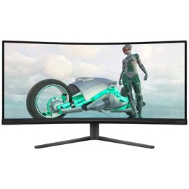Philips Evnia 3000 34M2C3500L - Écran LED - jeux - incurvé - 34" - 3440 x 1440 WQHD @ 180 Hz - Fast VA - 300 cd/m² - 4000:1 - HDR10 - 1 ms - 2xHDMI, DisplayPort - Charbon