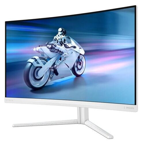 Philips Evnia 5000 27M2C5501 - Écran LED - jeux - incurvé - 27" - 2560 x 1440 QHD @ 180 Hz - Fast VA - 5000:1 - HDR10 - 0.5 ms - 2xHDMI, DisplayPort - blanc