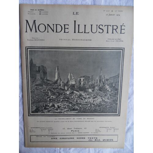 Le Monde Illustré N°2703 Du 16 Janvier 1909