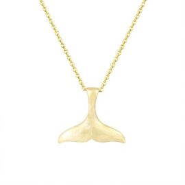 Poisson Rétro Design Femmes Baleine Queue Poisson Nautique Charme Queue De Sirène Pendentif Collier Bijoux Mode Femmes Collier Pour Dames | Colliers Ras Du Cou