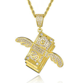 Iced Out Cubic Zircon Colliers Et Pendentifs Pour Hommes Bijoux Charm Tennis Chain|Pendentif Necklaces