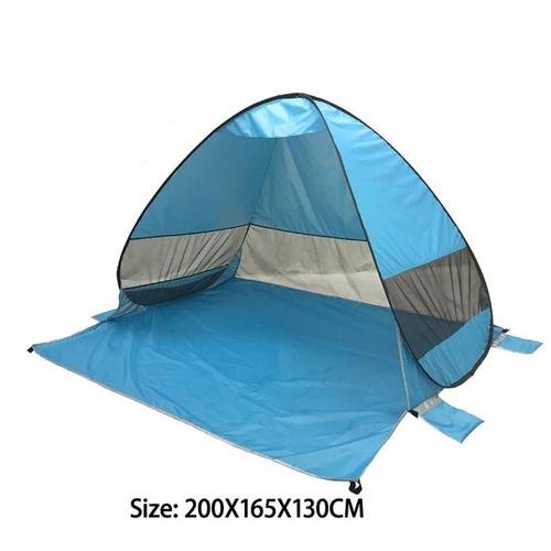 Tente De Plage Double Bord De Mer Automatique, Auvent Solaire Extérieur À Ouverture Rapide, Tente De Pêche, Petite Tente Ultralégère Pour Enfants