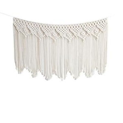 Tapisserie Nordique Tissée À La Main En Macramé Rideau Bohème Boho Toile De Fond Décoration Tenture Murale Pour Décoration De Mariage 100 X 80 Cm | Tapisseries Décoratives