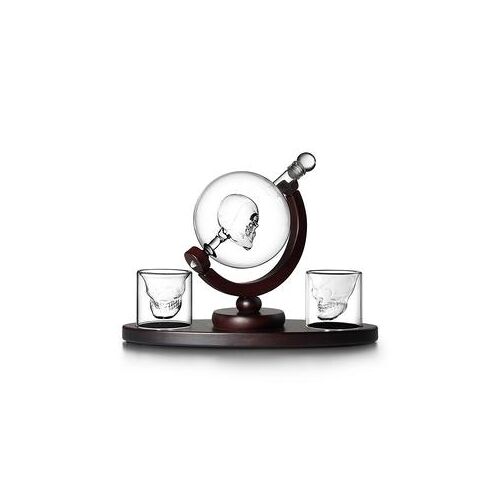 Ensemble De Bouteilles De Crâne En Verre Créatif Verre À Whisky Décoration De Bar À La Maison Carafe À Vin Rouge Ensemble De Vin En Verre De Vodka Bouteille D'alcool | Flacons De Hanche