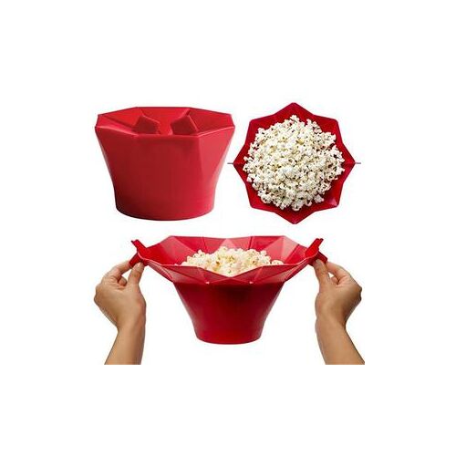 Four À Micro-Ondes Silicone Popcorn Bol Pliable Cuisine Simple Outil Magique Ménage Popcorn Machine Conteneur Sain Cuisine Outil | Bols
