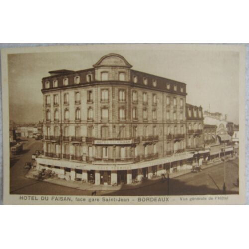 Gironde Bordeaux Hôtel Du Faisan Face À La Gare