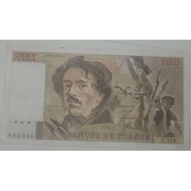 Billet 100 Francs De Eugène Delacroix 1987 T.116