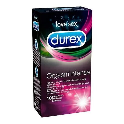 Préservatifs - Durex Orgasm Intense Condoms 10 Condoms