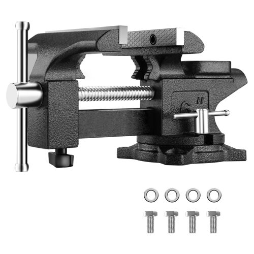 Etau d'établi en acier moulé, largeur de serrage 150 mm, force de serrage 1000 kg
