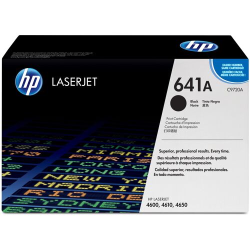 HP 641A Black Original LaserJet Toner Cartridge Cartouche de toner Noir