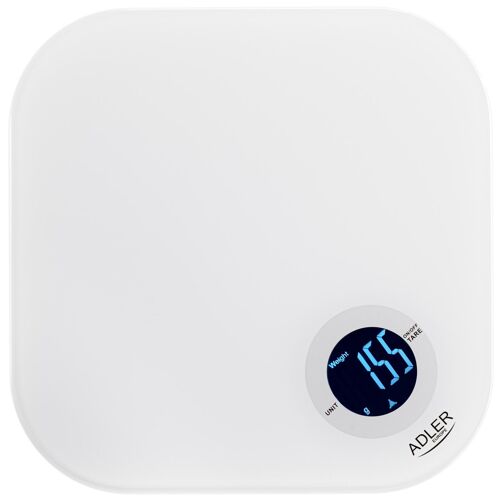 Adler AD 3180 escabeaux de cuisine Blanc Comptoir Rectangle Balance de ménage électronique