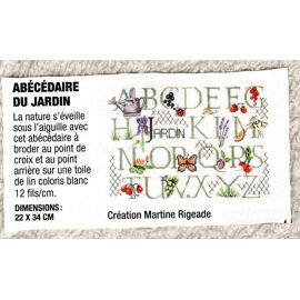 Patron Broderie Modes Et Travaux 1507 : A B C Du Jardin