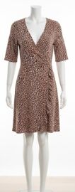 Robe Cache-C?ur Stradivarius Léopard & Volant – Très Bon État – Taille M !