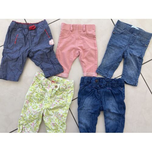 Lot De 5 Jeans Taille 3 Mois