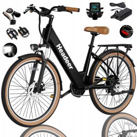 Vélo Électrique Headeer 250w 11,5ah 25 Km/H 60 Km D'Autonomie 26 X 1,95 Shimano 7 Vitesses Vtt