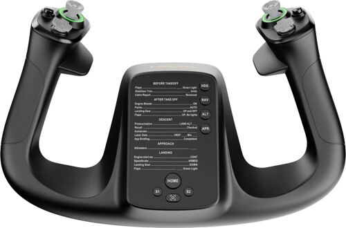 Simulateur de vol - MOZA RACING - MFY Yoke - USB - Compatible Windows 10 - Noir