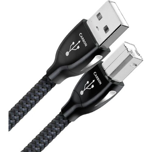 AudioQuest Carbon - Câble USB - USB (M) pour USB type B (M) - USB 2.0 - 75 cm - solide - noir/gris