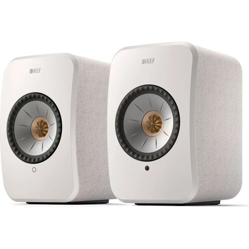 Enceinte connectée Hifi Kef LSX 2 Blanc Coton vendues par paire