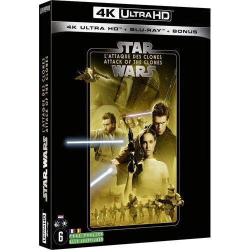 Star Wars - Episode Ii : L'attaque Des Clones - 4k Ultra Hd + Blu-Ray + Blu-Ray Bonus