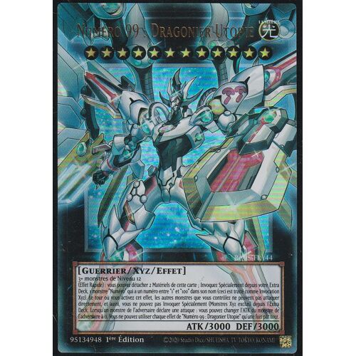Carte Yu-Gi-Oh - Numéro 99: Dragonier Utopie - Ra05-Fr144 Overframe - Ultra-Rare - Rareté 5