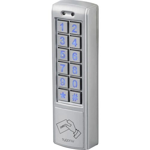 Sygonix SY-6421352 Code-Tastatur mit RFID Oberflächenmontage 12 V DC/AC, 24 V DC/AC IP66 mit beleuchteter Tastatur (SY-6421352)