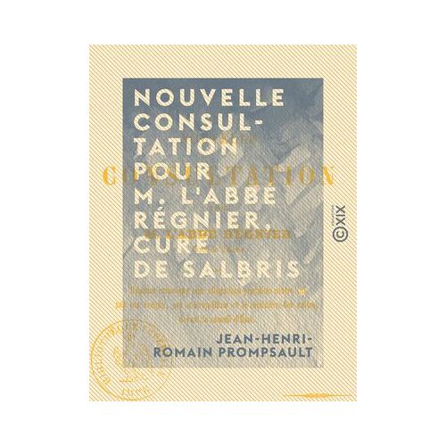Nouvelle Consultation Pour M. L'abbé Régnier, Curé De Salbris - Et Réponse Canonique Aux Allégations Produites Contre Lui Par Son Évêque, Son Métropolitain Et Le Ministre Des Cultes, ...