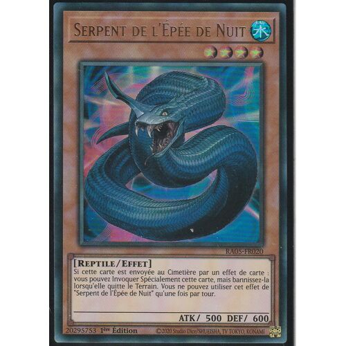 Carte Yu-Gi-Oh - Serpent De L'Eppée De Nuit - Ra05-Fr020 - Ultra-Rare