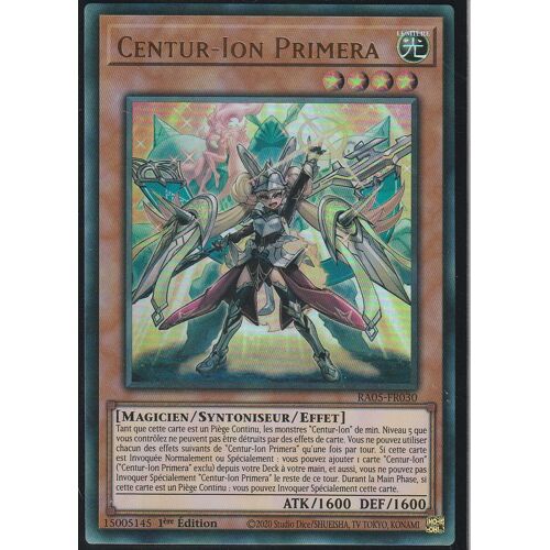 Carte Yu-Gi-Oh - Centur-Ion Primera - Ra05-Fr030 - Ultra-Rare
