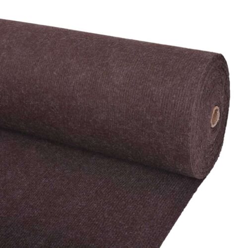 Vidaxl Tapis Marron 1,2 X 20 M Polyester
