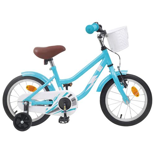 vidaXL Vélo pour Enfants 14 Pouces pour les 3-5 ans Bleu clair