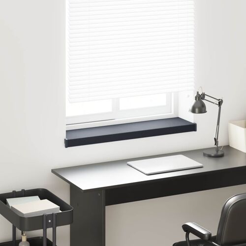 Vidaxl Appui De Fenêtre Anthracite Avec Grain De Bois 60 X 25 X 4,5 Cm