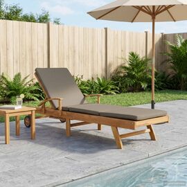 Vidaxl Transat 100% Polyester Teck Solide