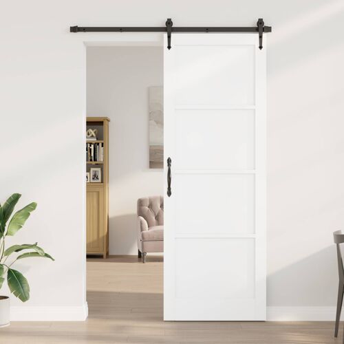 vidaXL Porte intérieure Blanc 83 x 232 cm Contreplaqué