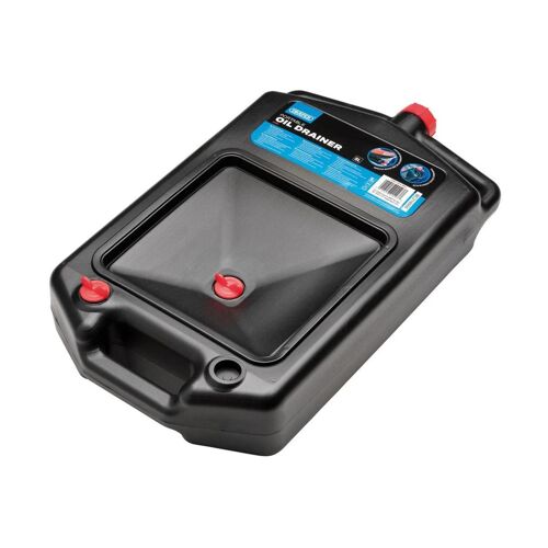 BIDON, BAC DE VIDANGE D'HUILE/LIQUIDE, JERRICAN 8 LITRES - NOIR