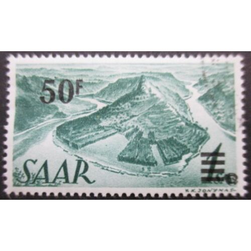 Sarre N°228 Papier Blanc Oblitéré