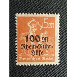 Timbre Empire Allemand Y T 251 Surcharge - Fonds De Secours Pour Les Victimes 1923 (070410 )