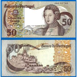 Portugal 50 Escudos 1980 Billet Escudo Europe Infanta D Maria