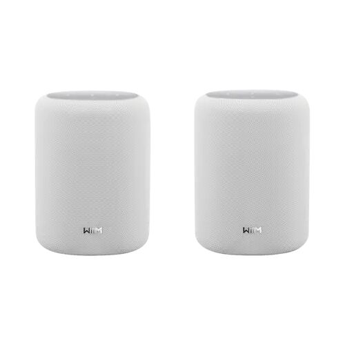 WiiM Sound LITE Twin Pack Enceinte portable stéréo Blanc 100 W