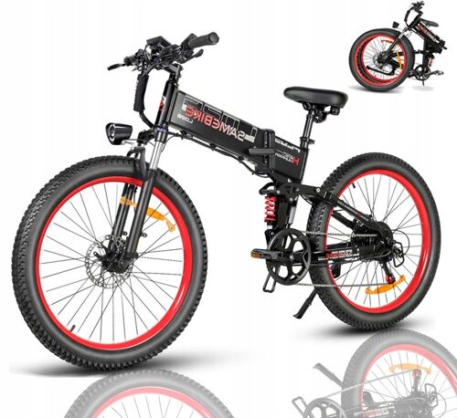 Vtt Électrique - Samebike - Lo26 Plus - 1000w - 45 Km/H - Pliable 26" 15ah