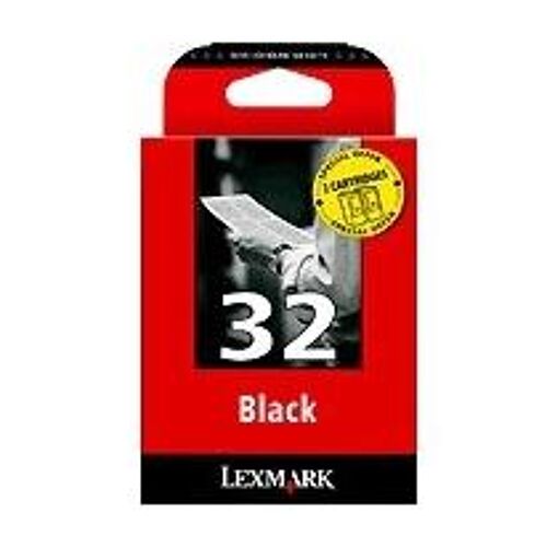 Lexmark Twin-Pack No.32 Black Print Cartridges cartouche d'encre 2 pièces Original