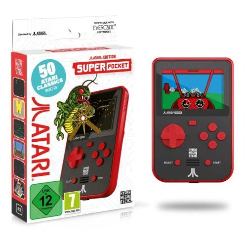 PLAION 1150275 console de jeux portables 2.8" Noir et Rouge