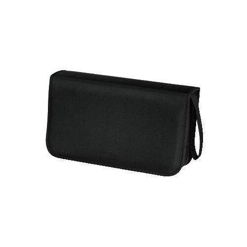 Hama CD Wallet Nylon 80, black 80 disques Noir