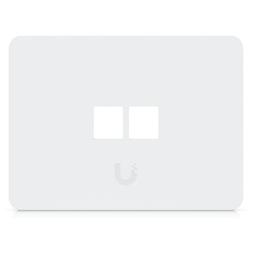 Ubiquiti UACC-WP-KEYSTONE-H-2P Plaque de commutation et obturateur Blanc