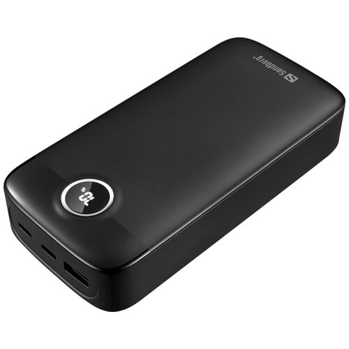 Sandberg 421-49 Banque D'alimentation Électrique Semi-Solid-State 20000 Mah Noir