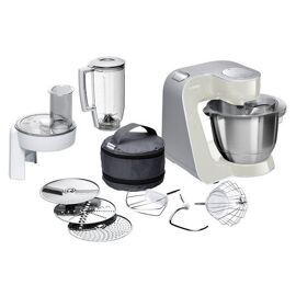 Bosch MUM58L20 robot de cuisine 1000 W 3,9 L Gris, Acier inoxydable et Blanc